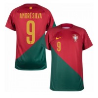 Billiga Portugal Andre Silva #9 Hemma fotbollskläder VM 2022 Kortärmad